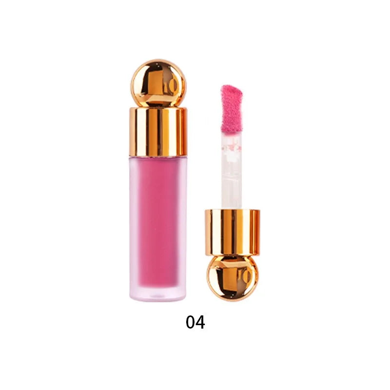 Liquid Lip Glaze Stick Makeup for Contour Cream Cute Face Vegan Natural Finish Weightless Long Wearing Smudge Proof