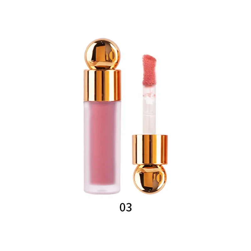 Liquid Lip Glaze Stick Makeup for Contour Cream Cute Face Vegan Natural Finish Weightless Long Wearing Smudge Proof