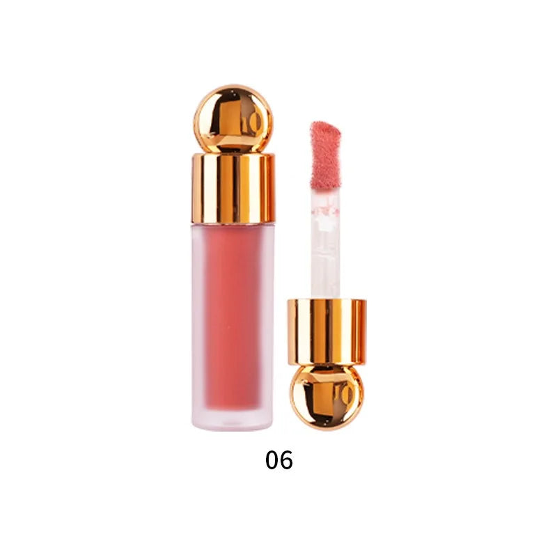Liquid Lip Glaze Stick Makeup for Contour Cream Cute Face Vegan Natural Finish Weightless Long Wearing Smudge Proof