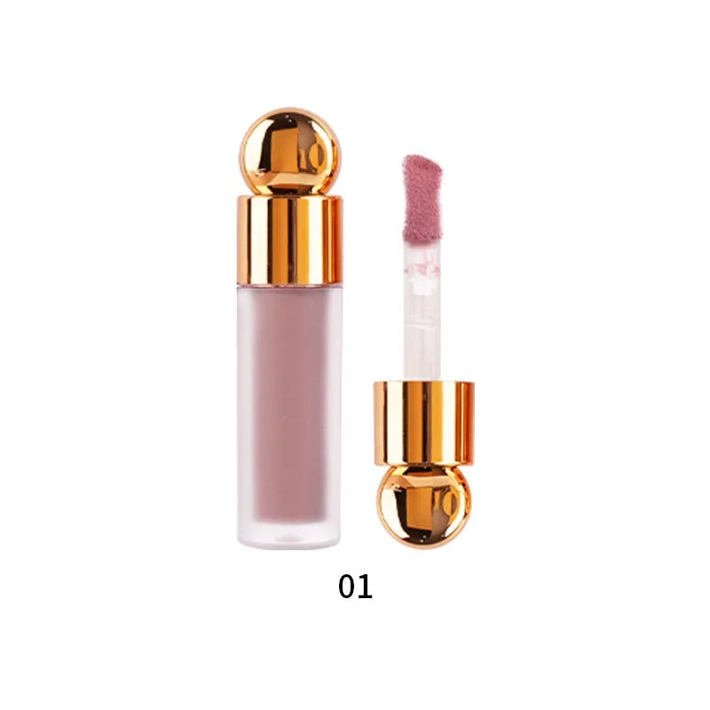 Liquid Lip Glaze Stick Makeup for Contour Cream Cute Face Vegan Natural Finish Weightless Long Wearing Smudge Proof