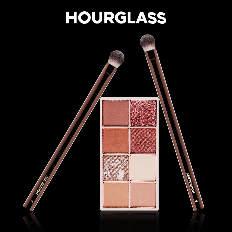 Hourglass Makeup Brush -No.3 All Over Shadow Brush Soft and Skin-friendly Fiber Hair Fashion Design Single Eye Brush