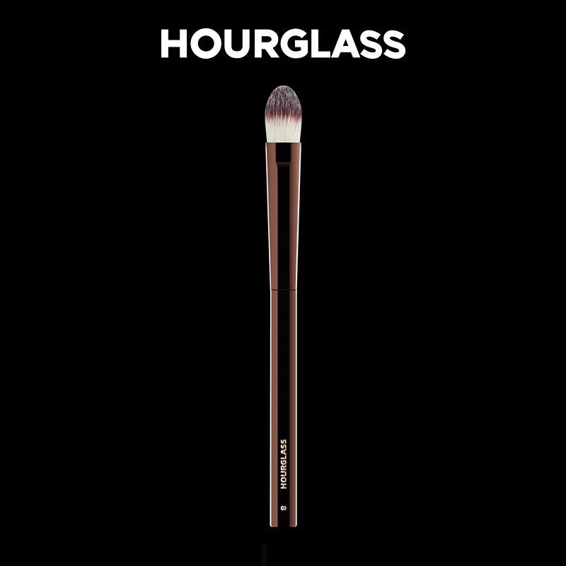Hourglass Makeup Brush- No.8 Large Concealer Brush Soft Fiber Hair Cover up Flaws Fashion Design Single Face Brush