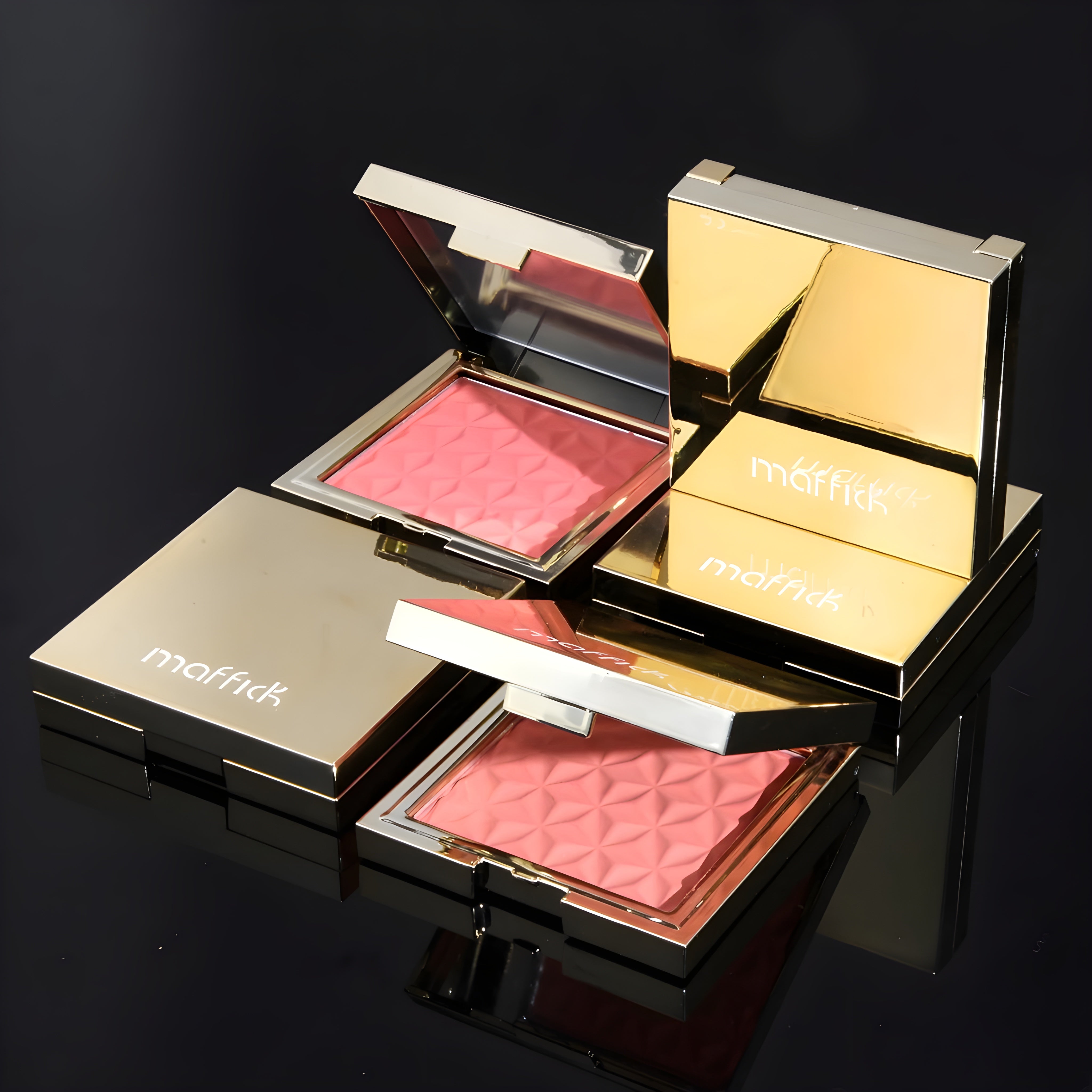 Gold Box Relief Blush – Nude & Pink Long-Lasting Makeup Powder