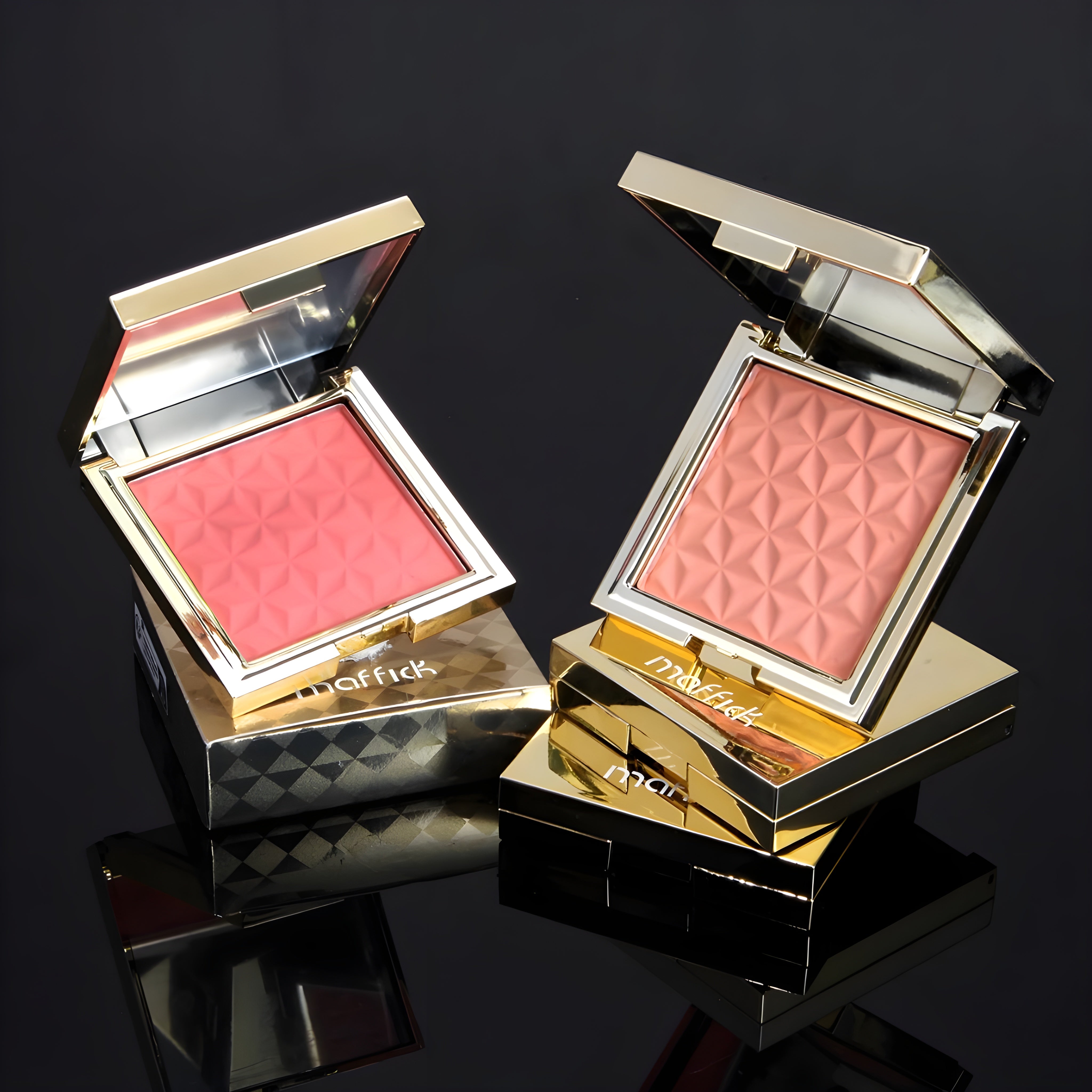 Gold Box Relief Blush – Nude & Pink Long-Lasting Makeup Powder