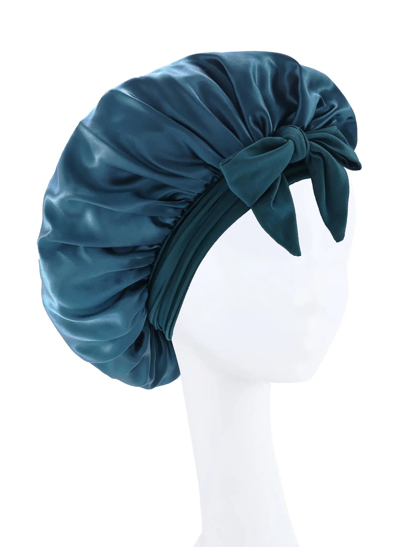 New Silk Bonnet For Sleeping Women Satin Bonnet Hair Bonnet Night Sleep Cap Scarf Wrap For Curly Hair With Tie Band For CurlyHat