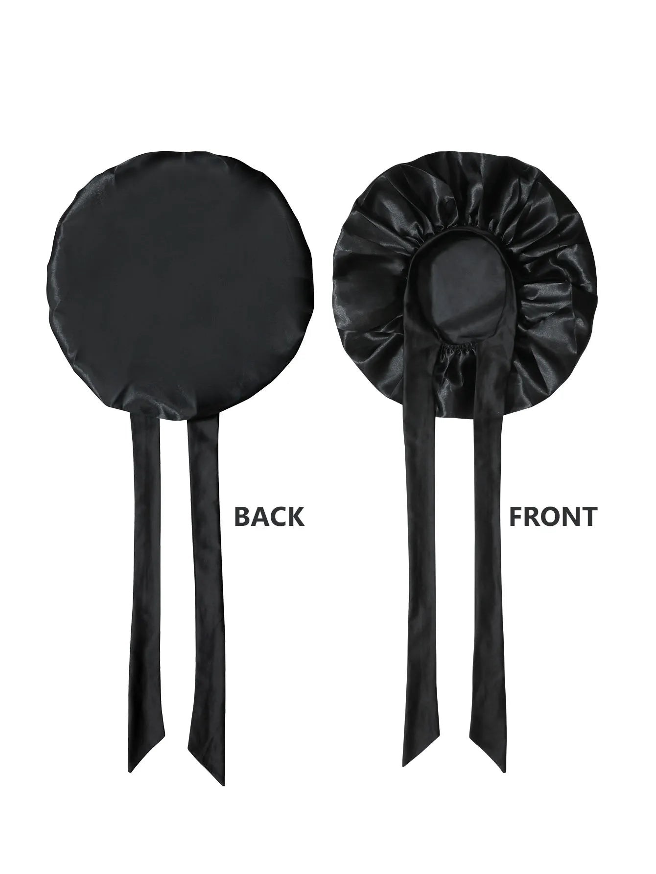 New Silk Bonnet For Sleeping Women Satin Bonnet Hair Bonnet Night Sleep Cap Scarf Wrap For Curly Hair With Tie Band For CurlyHat