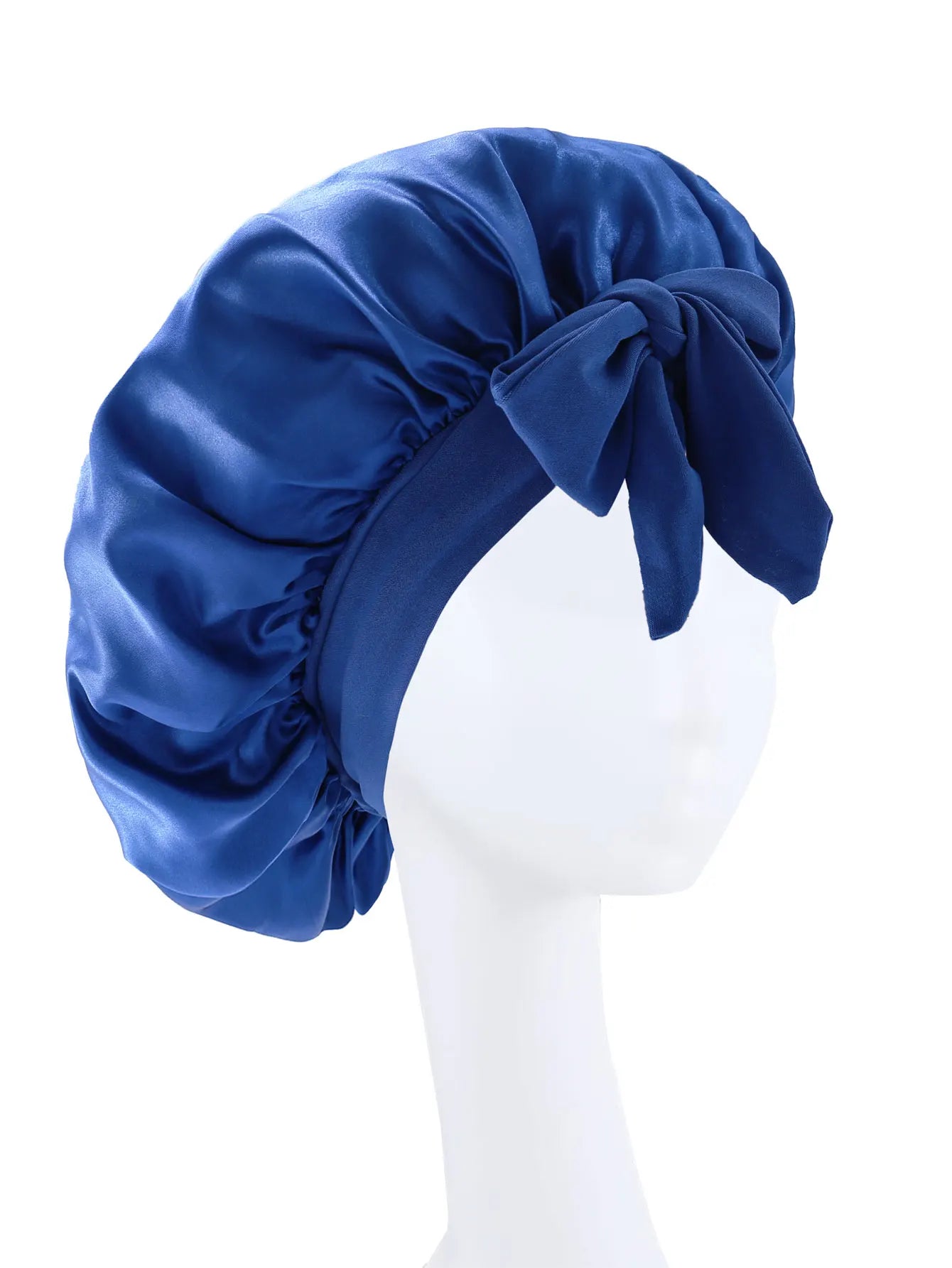 New Silk Bonnet For Sleeping Women Satin Bonnet Hair Bonnet Night Sleep Cap Scarf Wrap For Curly Hair With Tie Band For CurlyHat
