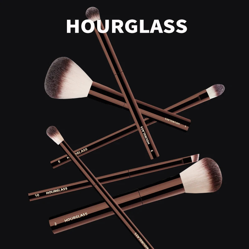 Hourglass Makeup Brush- No.9 Domed Shadow Brush Soft Fiber Hair Blending Eyeshadow Fashion Design Single Eye Brush