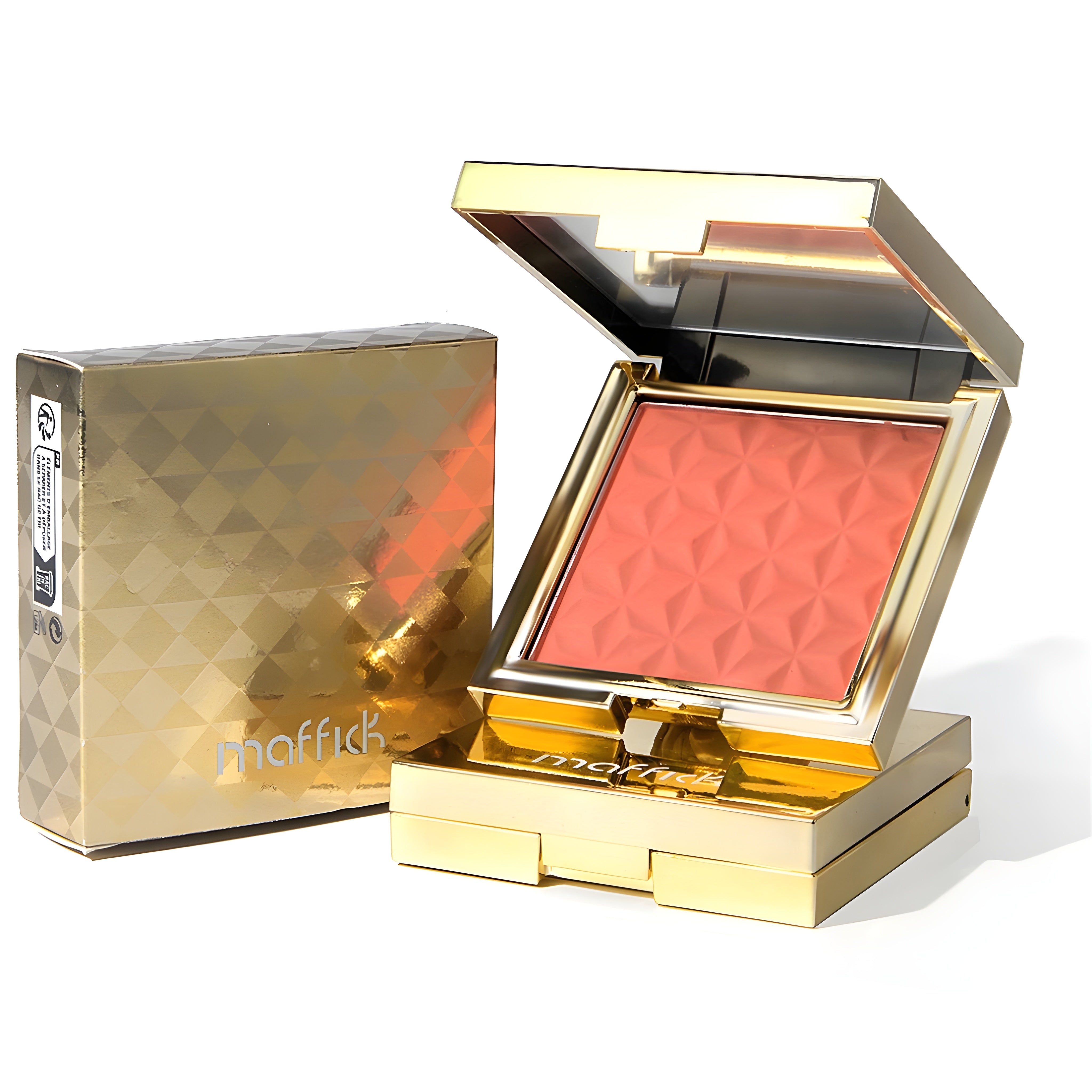 Gold Box Relief Blush – Nude & Pink Long-Lasting Makeup Powder