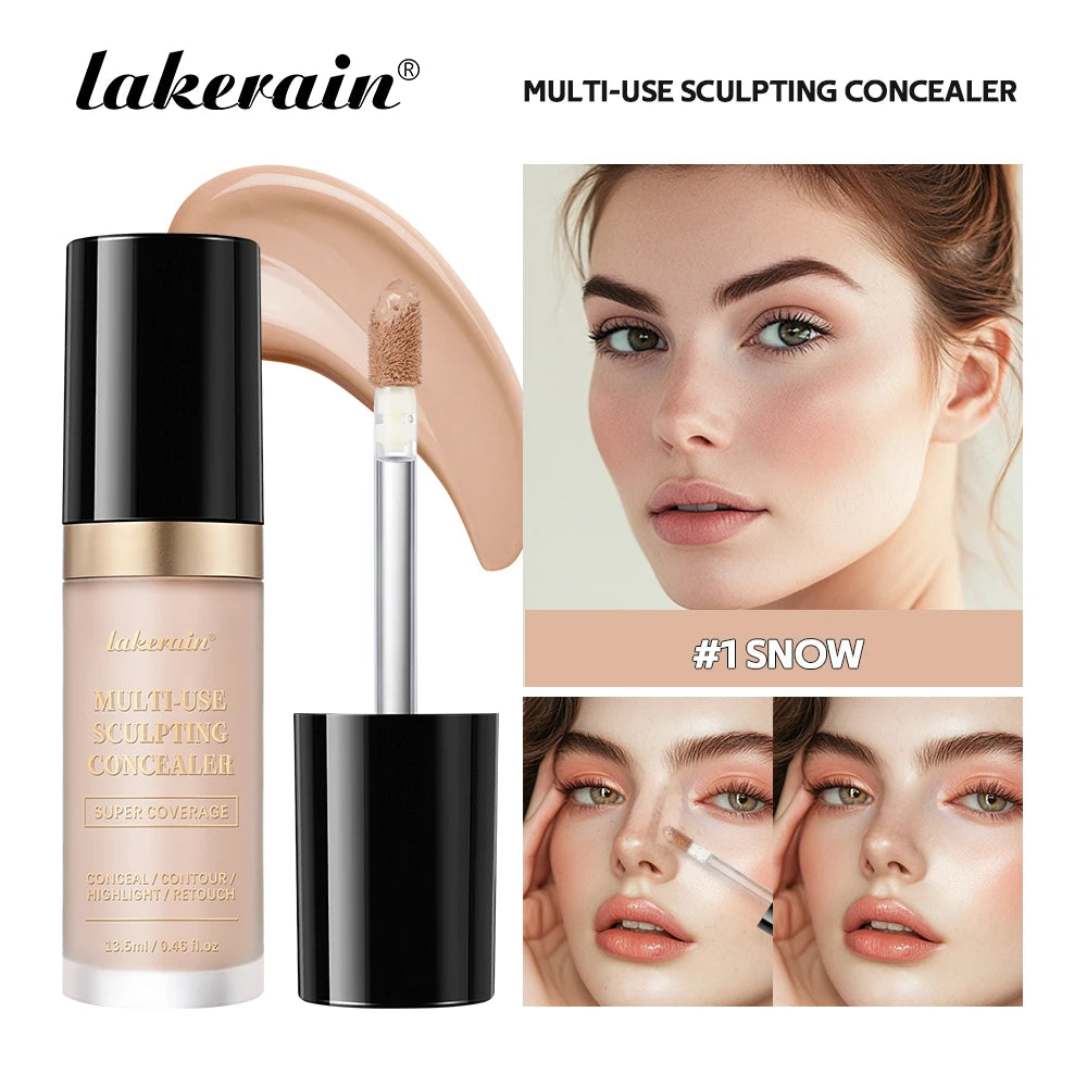 Waterproof Liquid Concealer – Matte & High Coverage