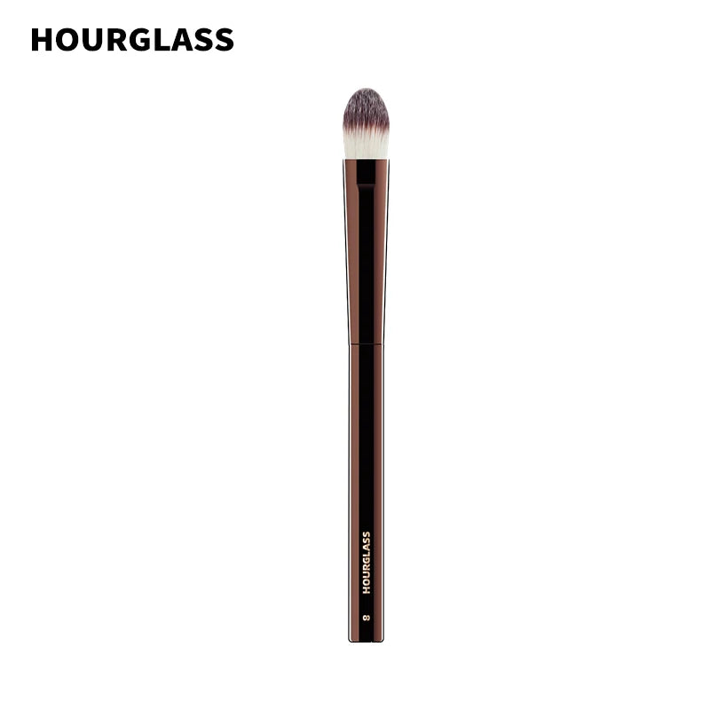 Hourglass Makeup Brush- No.8 Large Concealer Brush Soft Fiber Hair Cover up Flaws Fashion Design Single Face Brush